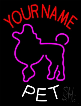 Custom Name Pet 1 Neon Sign