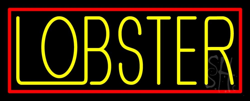 Lobster Block 1 Neon Sign
