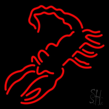 Red Scorpion Logo Neon Sign