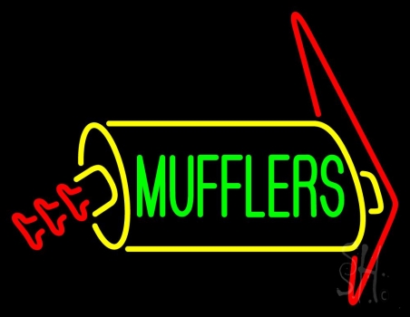 Green Mufflers Neon Sign