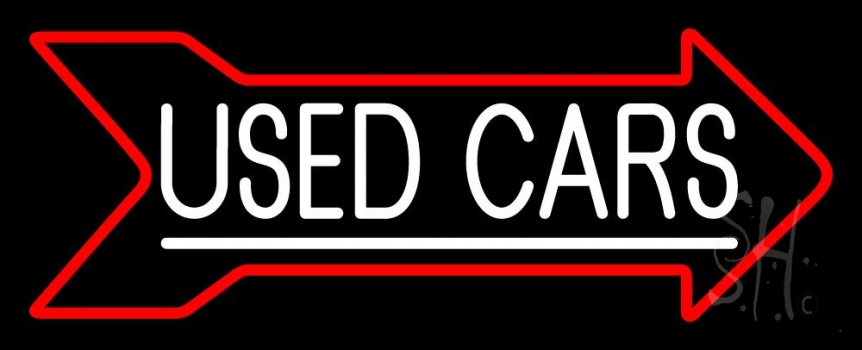 Used Cars Arrow 1 Neon Sign