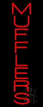 Vertical Muffler Neon Sign