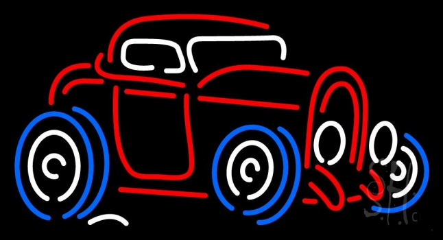 Vintage Car Neon Sign
