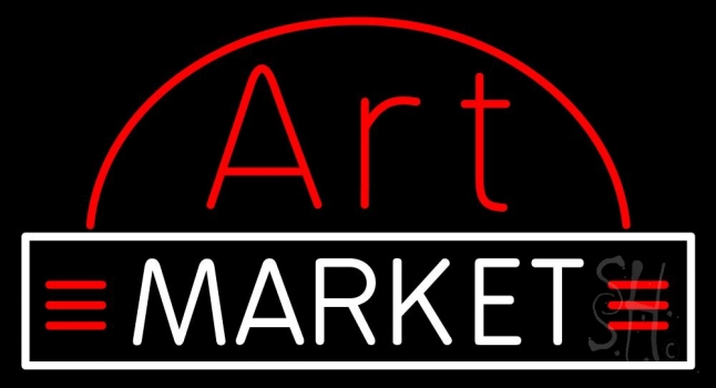 Art Market Neon Sign