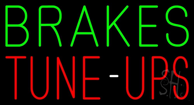 Brakes Tune Up Neon Sign
