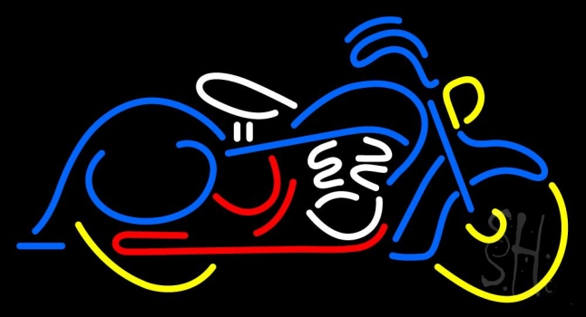 Classic Motorcycle Neon Sign