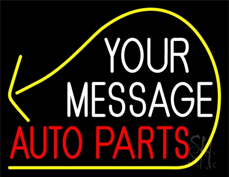 Custom Auto Parts Arrow 1 Neon Sign