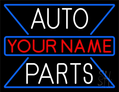Custom Auto Parts Block Neon Sign