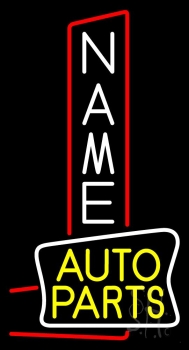 Custom Auto Parts Neon Sign
