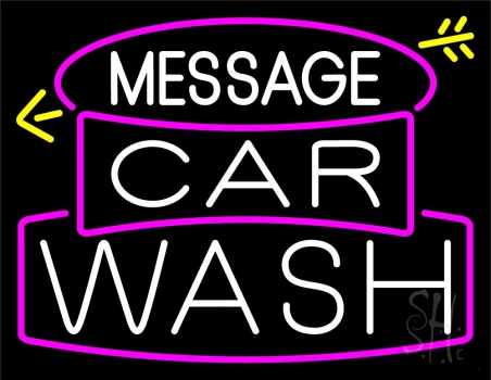 Custom Car Wash Neon Sign