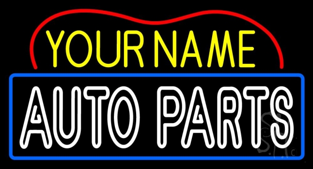 Custom Double Stroke Auto Parts Neon Sign