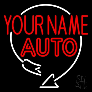 Custom Double Stroke Red Auto Neon Sign