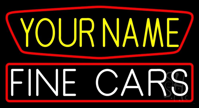 Custom Fine Cars Neon Sign