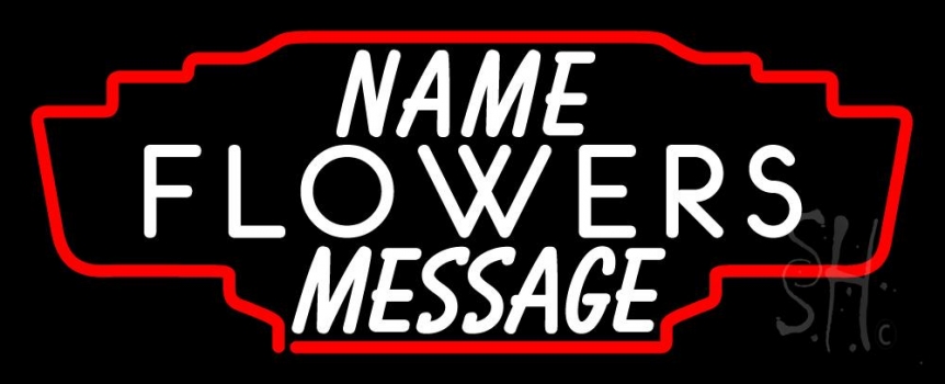 Custom Flowers Neon Sign
