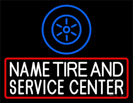 Custom Logo Tire And Service Neon Sign