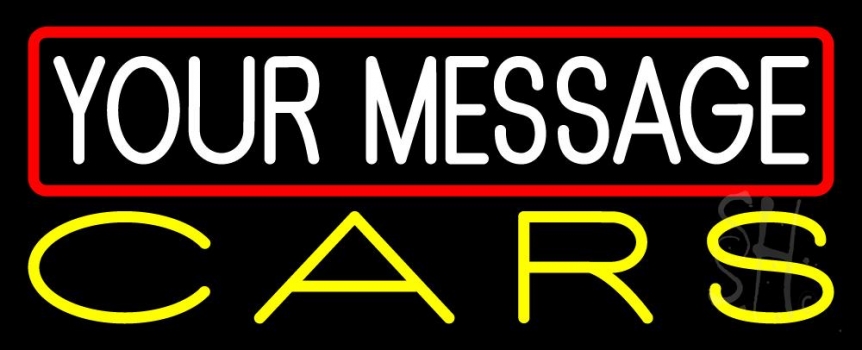 Custom Red Cars Neon Sign