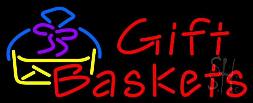 Gift Baskets With Logo Neon Sign
