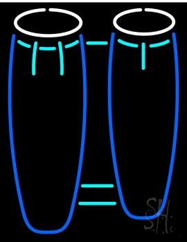 Congas Drum 2 Neon Sign