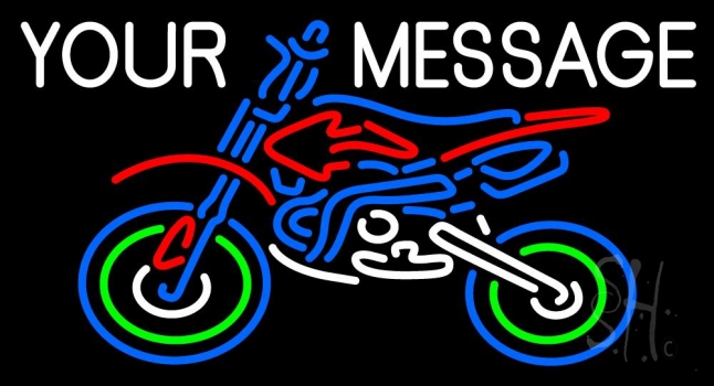 Custom Bikes 2 Neon Sign