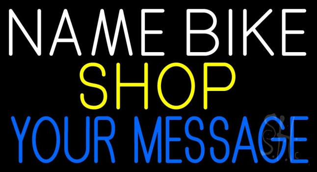 Custom Bikes 2 Neon Sign