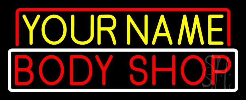 Custom Body Shop Block 2 Neon Sign