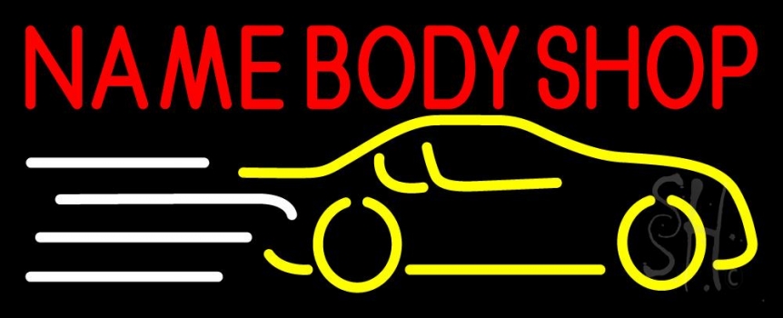 Custom Body Shop Neon Sign