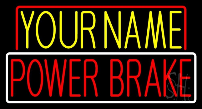 Custom Brake 2 Neon Sign