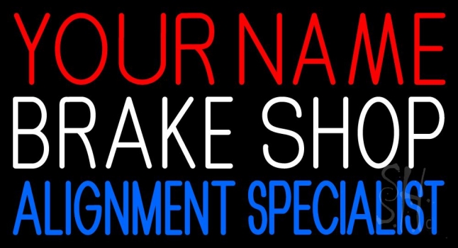 Custom Brake Shop 1 Neon Sign