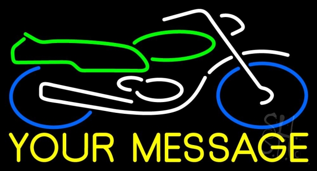 Custom Chopper 1 Neon Sign