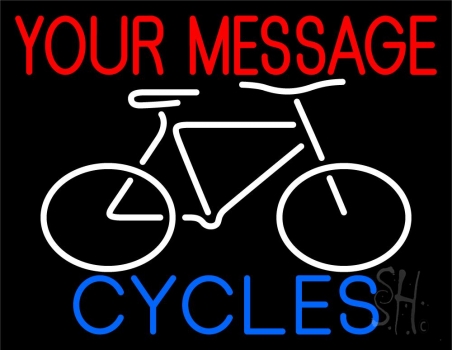 Custom Cycles 1 Neon Sign
