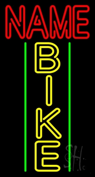 Custom Double Stroke Bike 2 Neon Sign