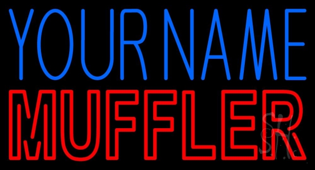 Custom Double Stroke Mufflers 1 Neon Sign