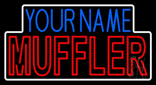 Custom Double Stroke Mufflers Neon Sign