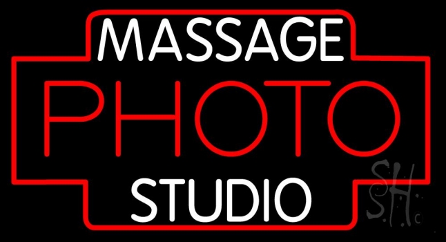 Custom Double Stroke Photo Studio Neon Sign