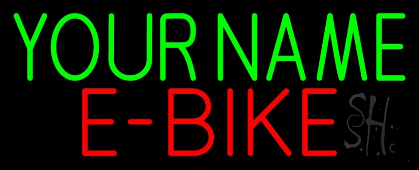 Custom Electric Bike 2 Neon Sign