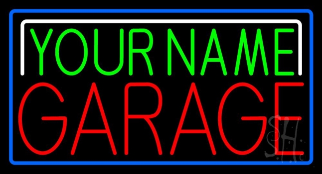 Custom Garage Block Neon Sign