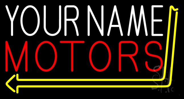 Custom Motors 1 Neon Sign