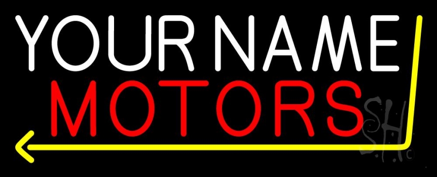 Custom Motors 2 Neon Sign
