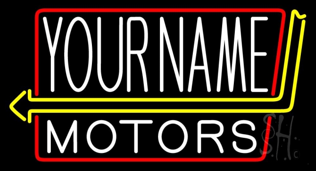 Custom Motors Neon Sign