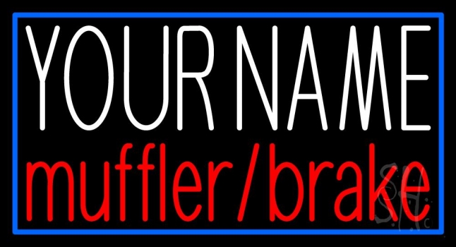 Custom Muffler Brake Neon Sign