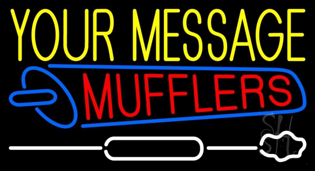 Custom Mufflers 1 Neon Sign