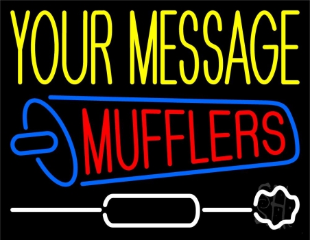 Custom Mufflers 2 Neon Sign