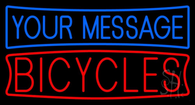 Custom Red Bicycles Neon Sign