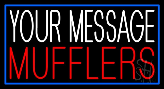 Custom Red Mufflers 1 Neon Sign