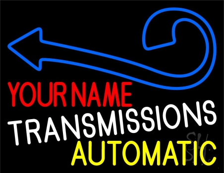Custom Transmissions Block Neon Sign
