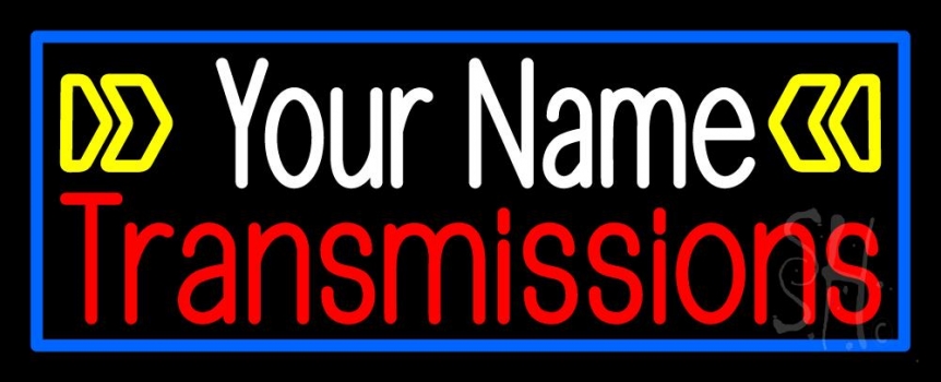 Custom Transmissions Neon Sign