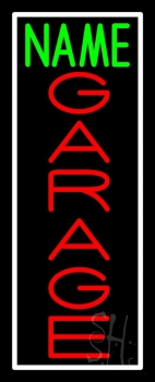 Custom Vertical Garage 1 Neon Sign