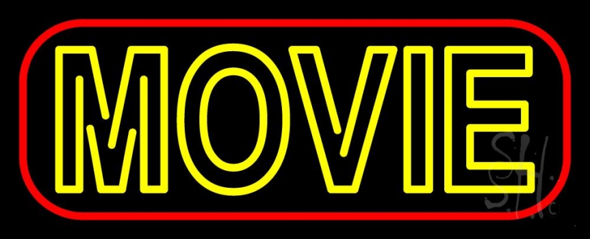 Double Stroke Movie Neon Sign