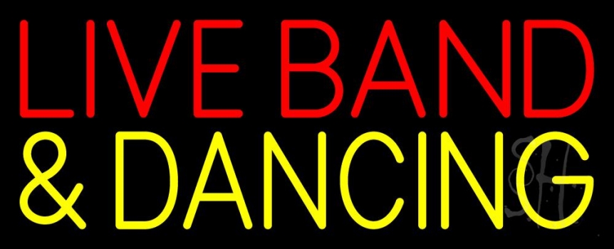 Live Bands 1 Neon Sign