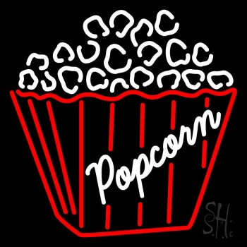 Logo Popcorn Neon Sign